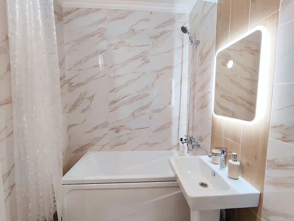 Однокомнатные апартаменты с современным ремонтом