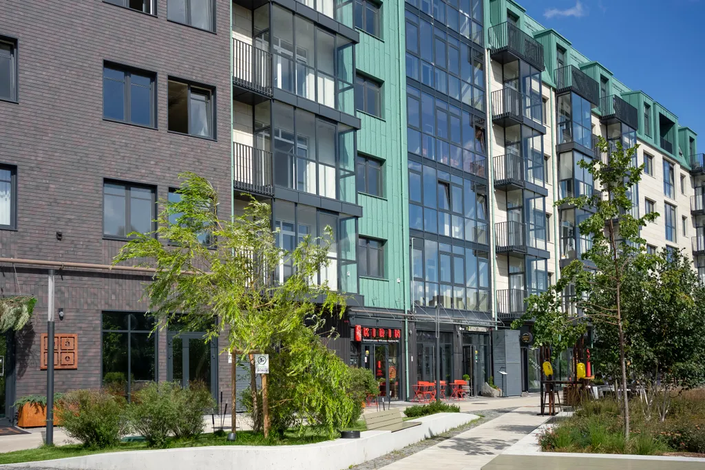 Стильная студия в центре на набережной