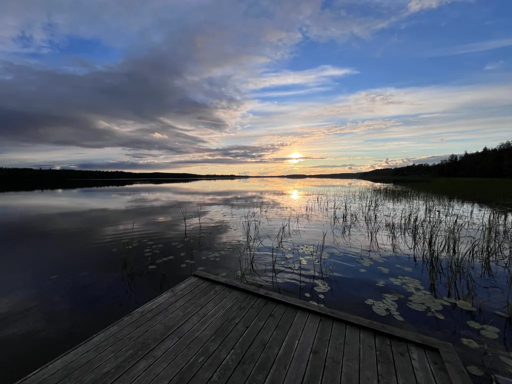 Домик с баней в живописном месте Карелии