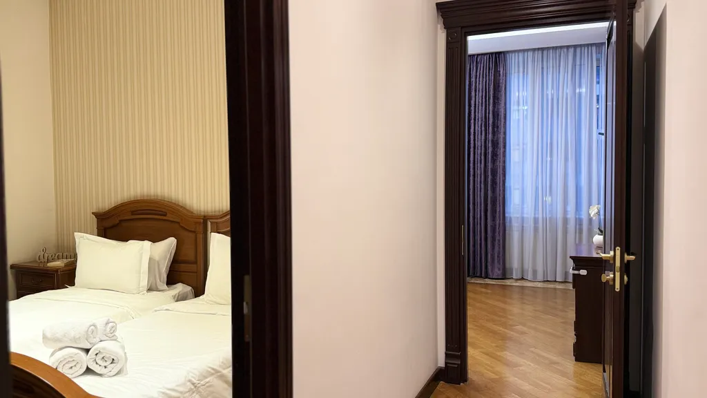 Семейные апартаменты с 2 спальнями и с 2 санузлами в центре