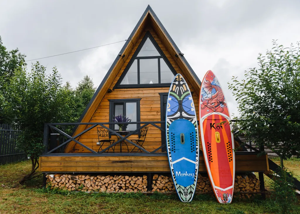 Дом в стиле A-фрейм