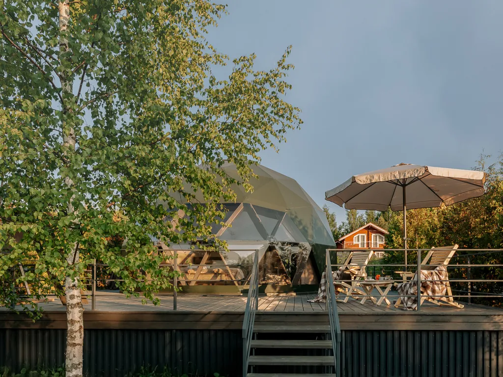 Домик модерн с сибирским чаном и завтраком