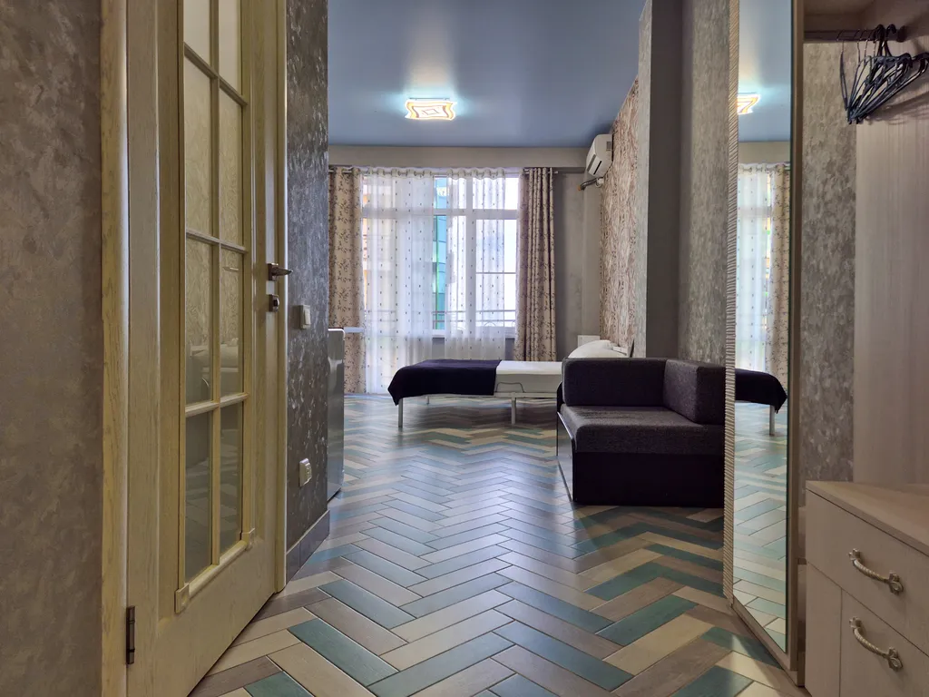 Квартира Квартира Студия с видом на море и балконом — Адлер