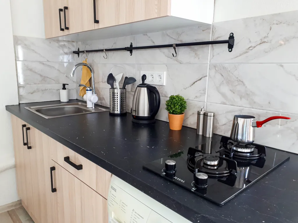 Уютная 1-комнатная квартира в 7 минутах от пляжа Клеопатра