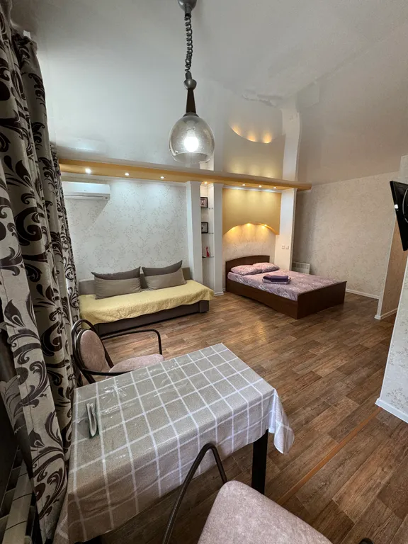 Уютная студия, подходящая для размещения 4 человек