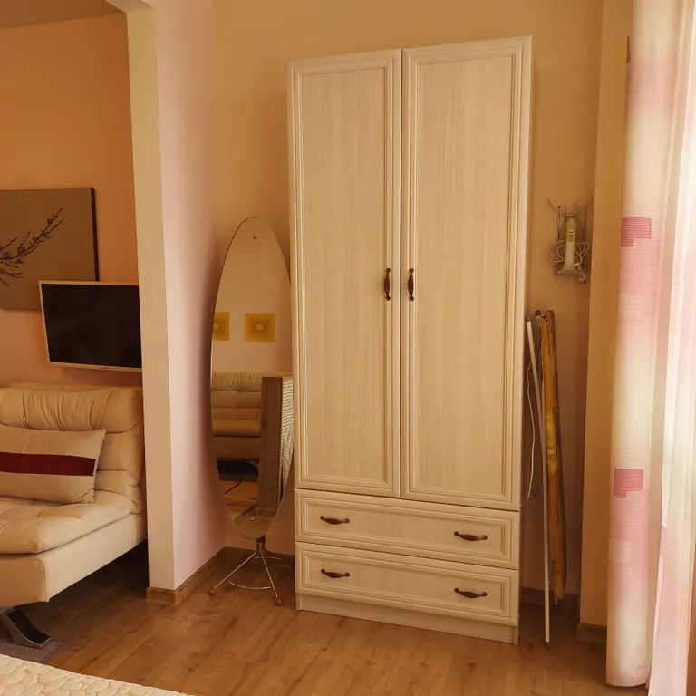 Квартира Квартира Студия с балконом и панорамным видом на море, Маяк и парк — Анапа