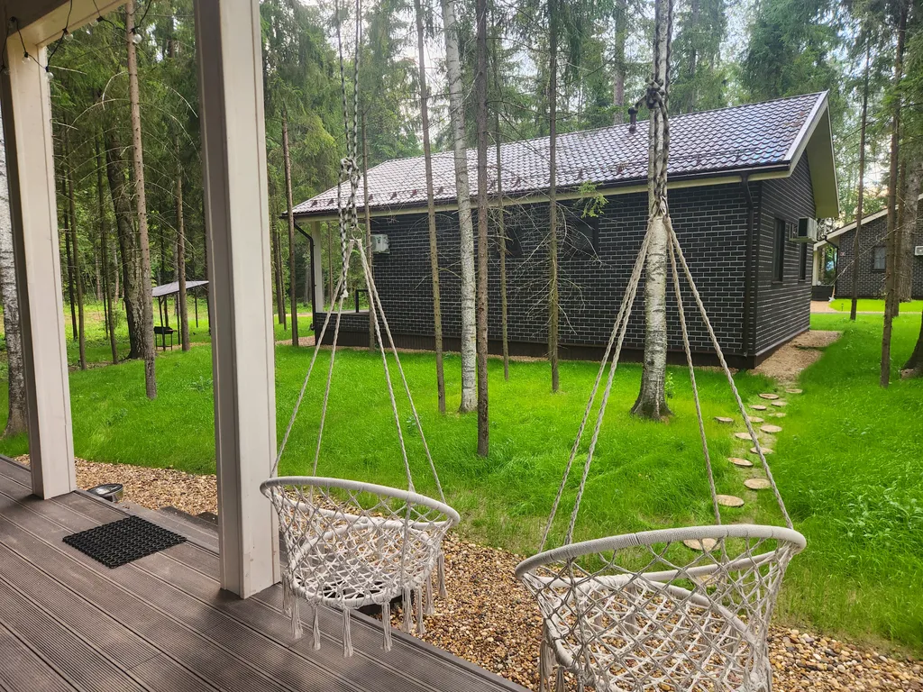 Коттедж в Forest house с сауной в лесу