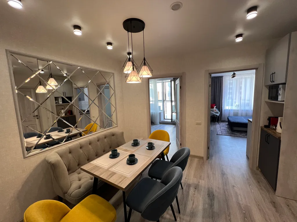 2-комнаты в центре с камином и подземной парковкой