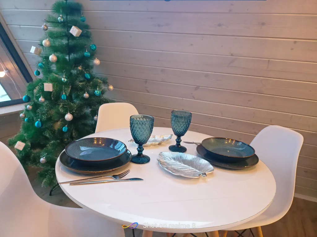 Домик А-фрейм с баней и купелью