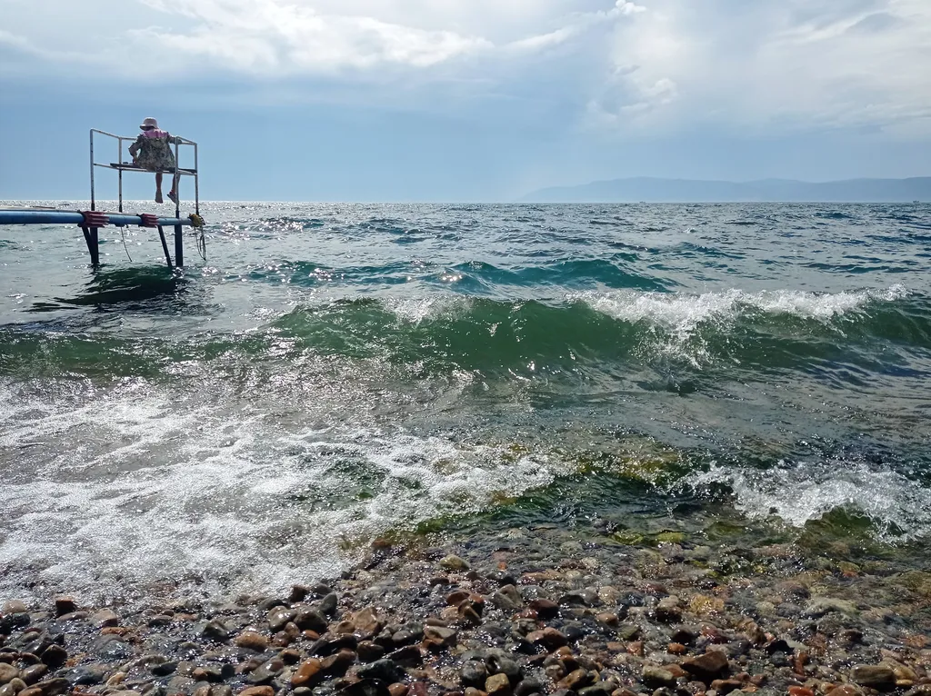 Студия - лофт с панорамным видом в центре Листвянки