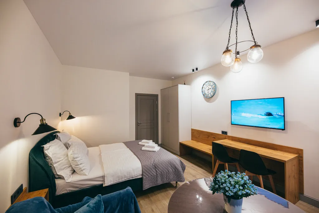 Квартира Olive marine resort с видом на море и большой террасой