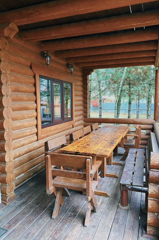 Коттедж в сосновом бору на берегу реки