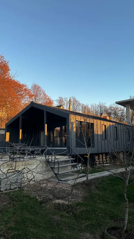 Коттедж Дом Barn House Loft с террасой и баней — Верховское