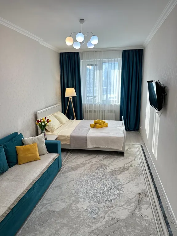 Роскошная и красивая однокомнат квартира в центре города — аренда посуточно в Астана (Нур-Султан)