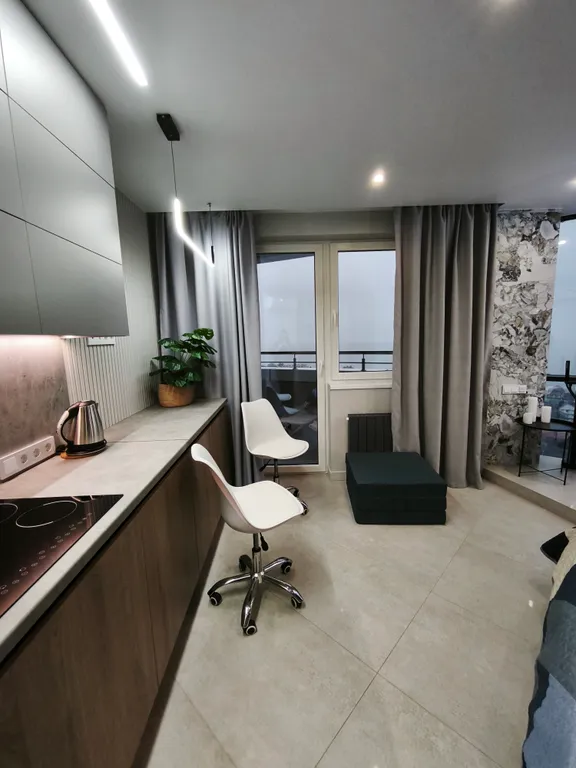 Евро-двухкомнатная квартира у моря, самые красивые закаты