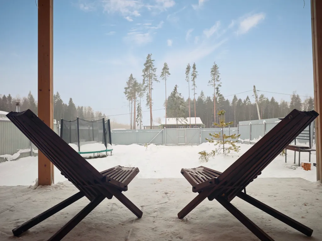 Дом у леса с камином