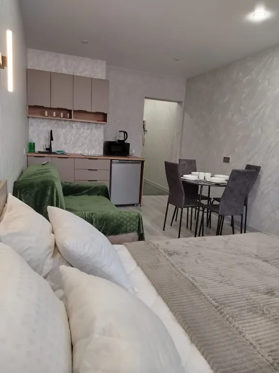 Новая квартира-студия для семейного отдыха и деловых поездок