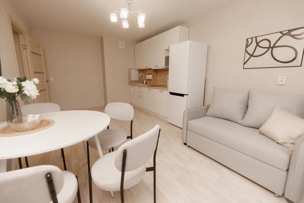 Просторная двушка в новостройке со стильным ремонтом