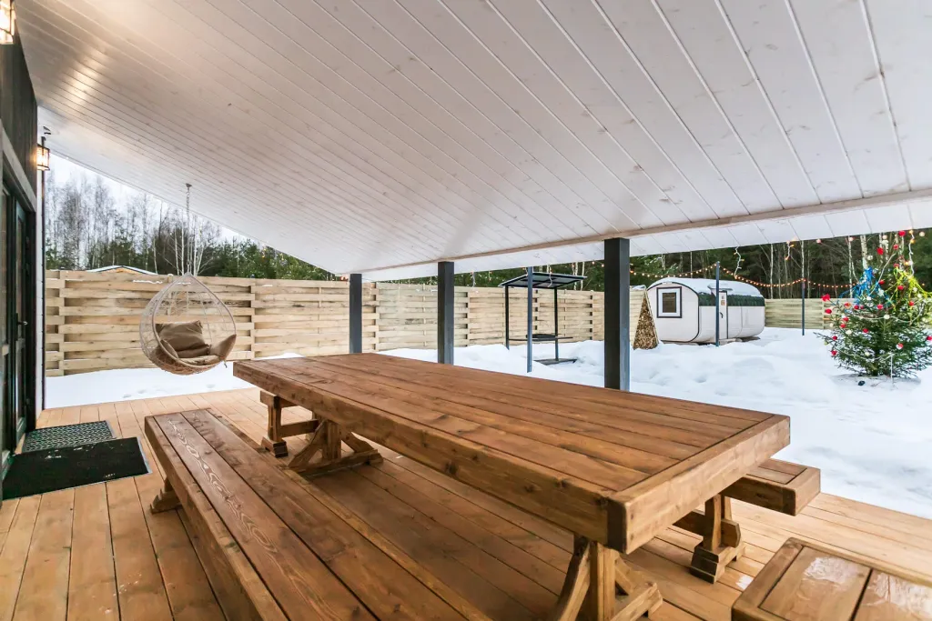 Коттедж Эко-дом Пчёлка в живописном лесу — Минино (Раменский м/о)