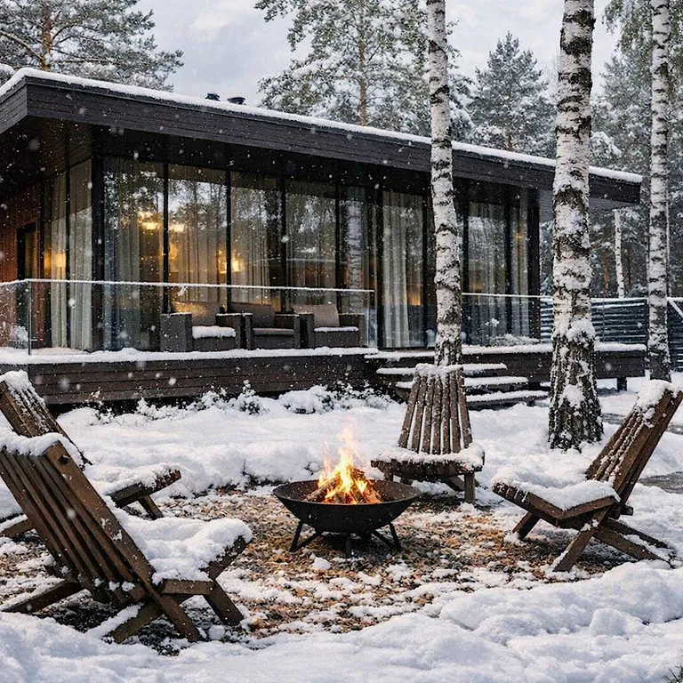 Коттедж Домик в Соснах с сауной и банным чаном — аренда посуточно в Красный Огорок