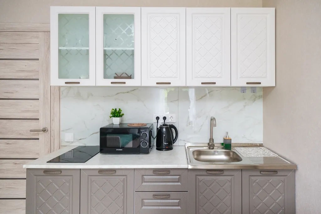 Уютная просторная студия для двоих или с ребёнком