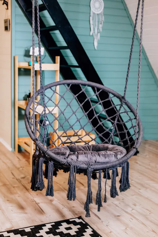 Коттедж Коттедж Роскошный А-фрейм в нежных мятных тонах с панорамными окнами — Озёры