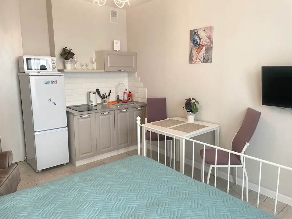 Студия в стиле прованс ЖК Европейский