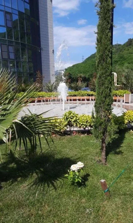 Студия с изумительным видом из окна на реку и горы