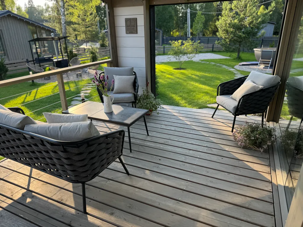 Уютный загородный дом в тишине