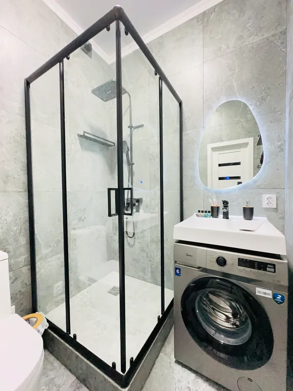 Двухкомнатная квартира с видом на город