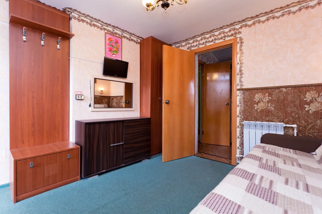 Уютная комната с кухней