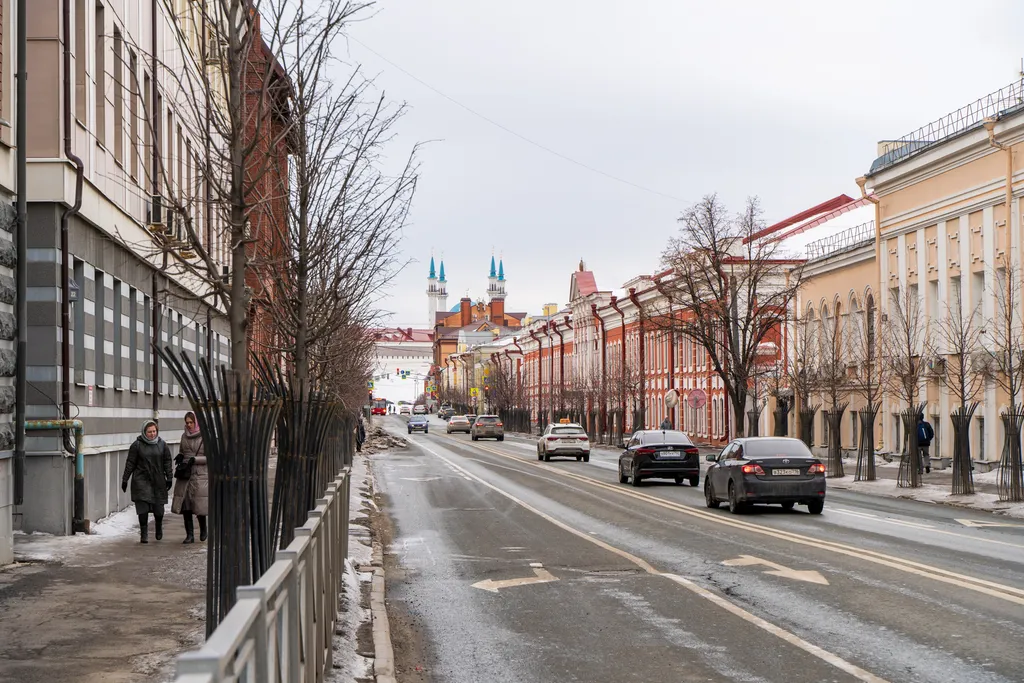 Квартира Квартира Светлая студия в центре Казани — Казань