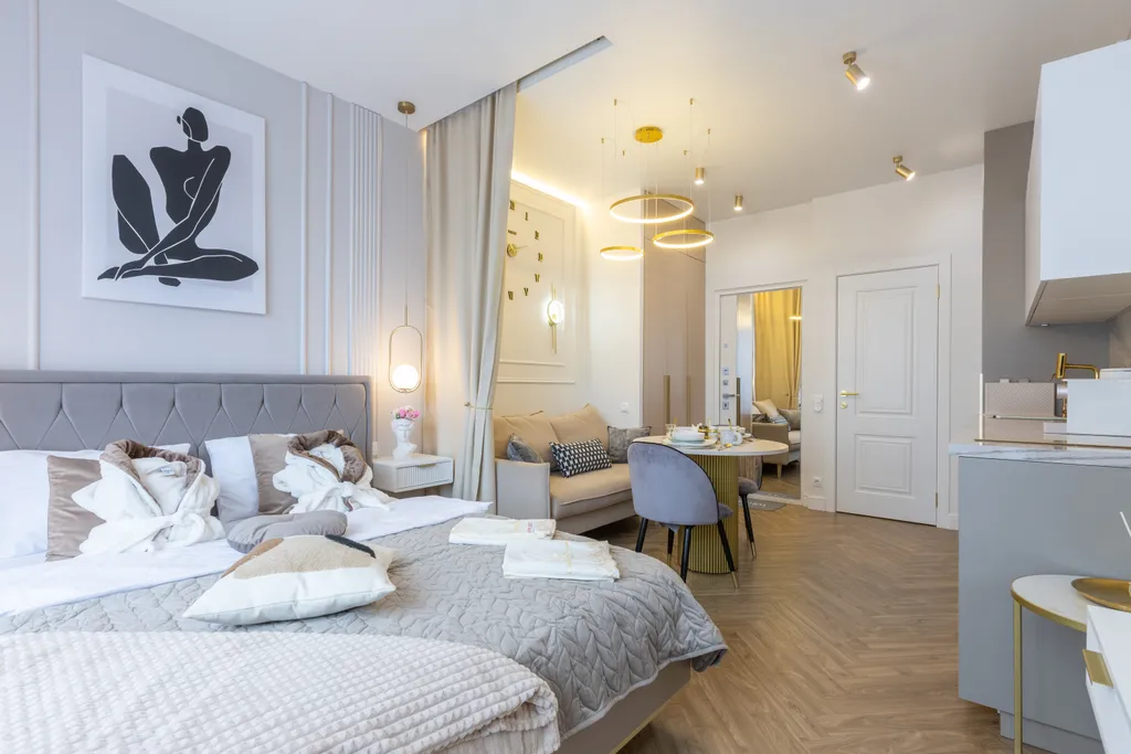 Квартира Квартира Дизайнерская студия рядом с Москва-Сити в ЖК Hеadlinеr — Москва