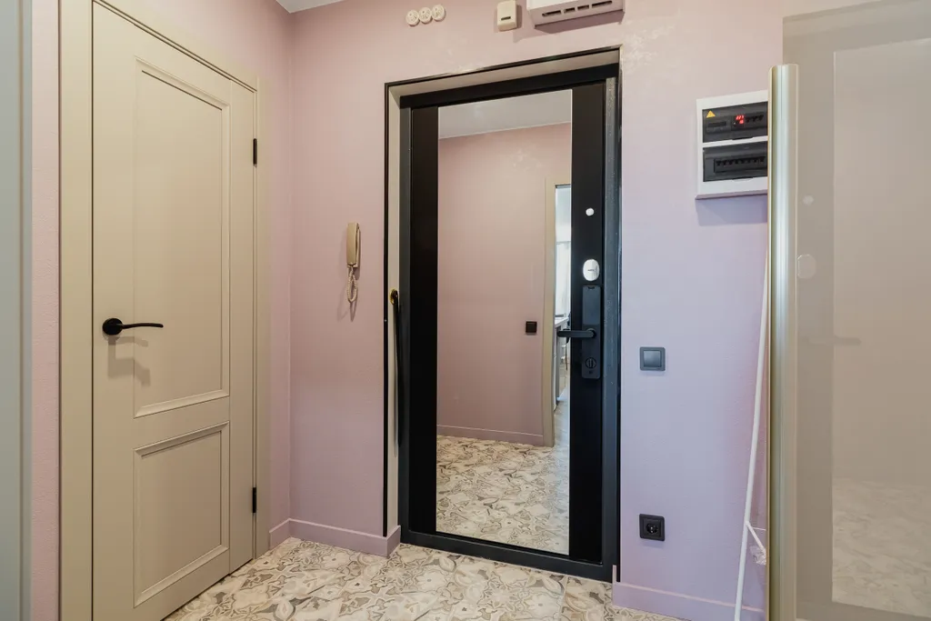 Студия с дизайнерским ремонтом и видом на город