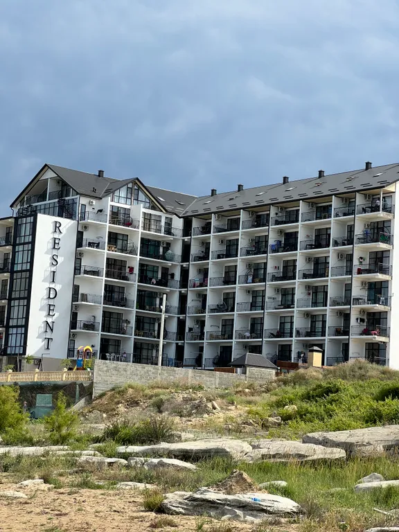 Уютная квартира-студия на первой береговой линии, прекрасный вид