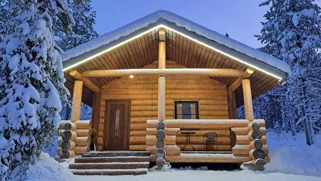 Бревенчатый коттедж