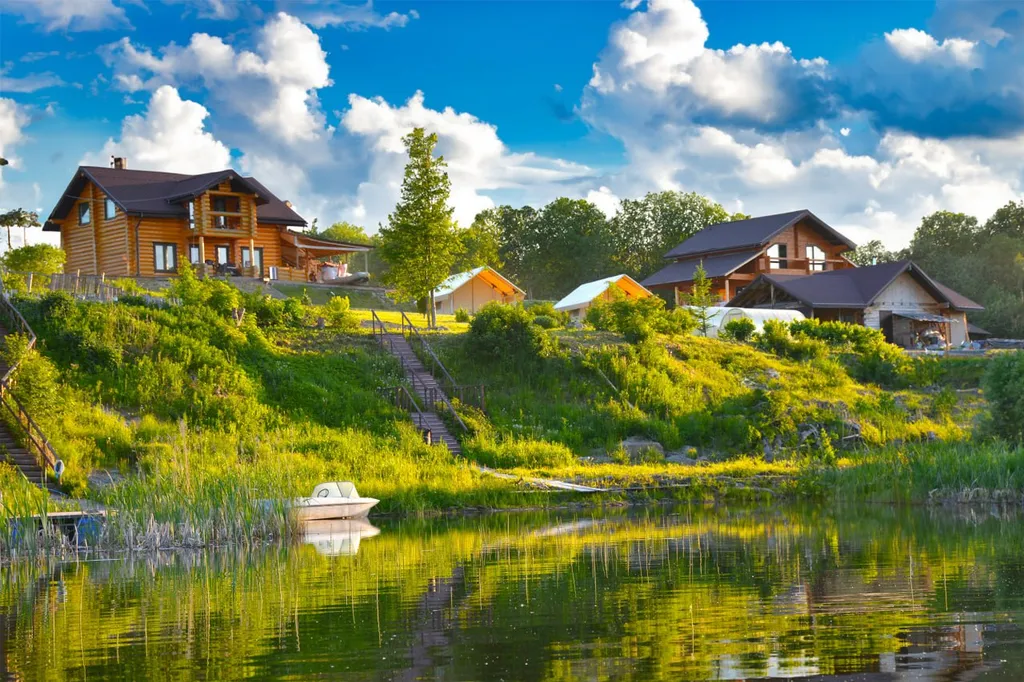 Дуплекс Kondjärvi в Карелии на берегу озера