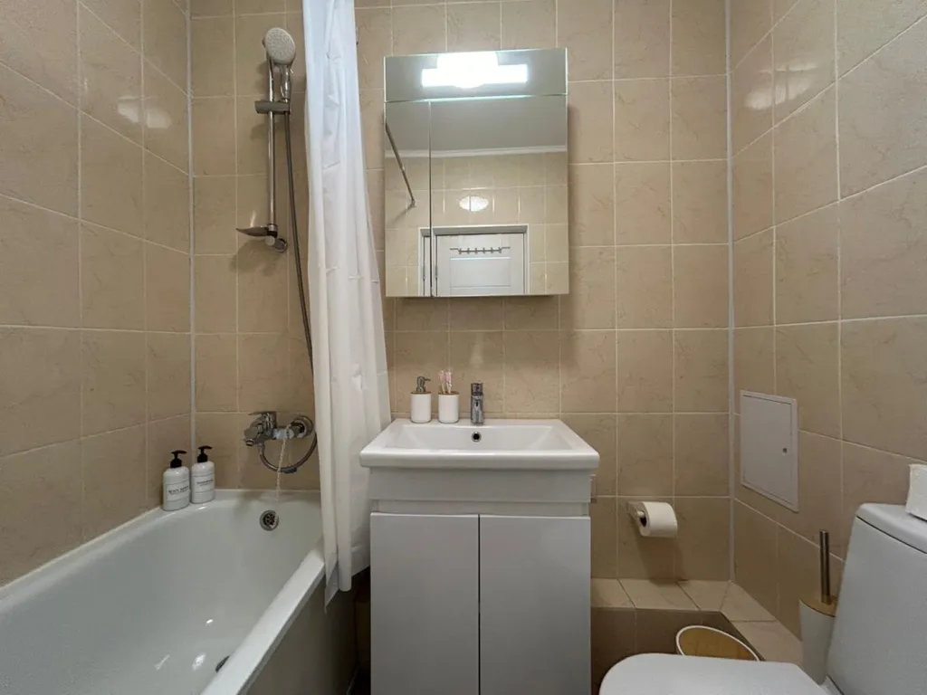 Студия Алма с прекрасным видом на город