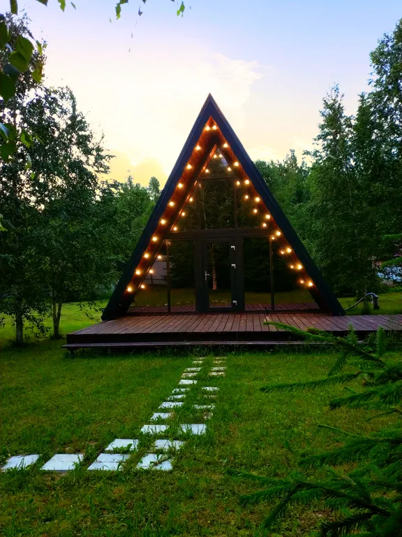 Коттедж А-фрейм у леса — аренда посуточно в Щёлково