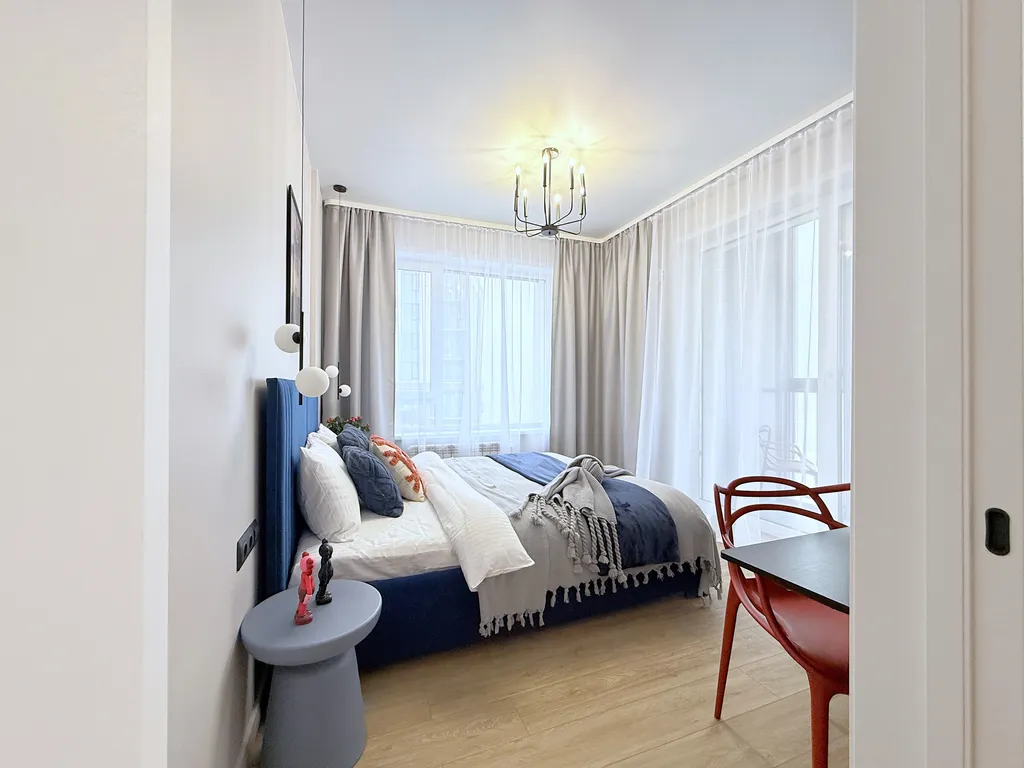 Квартира Квартира Яркий дизайн, панорама на реку прямо с кровати — Новосибирск