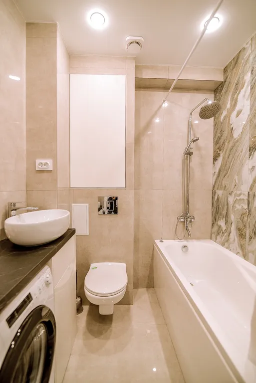 Уютная студия с красивым видом на город