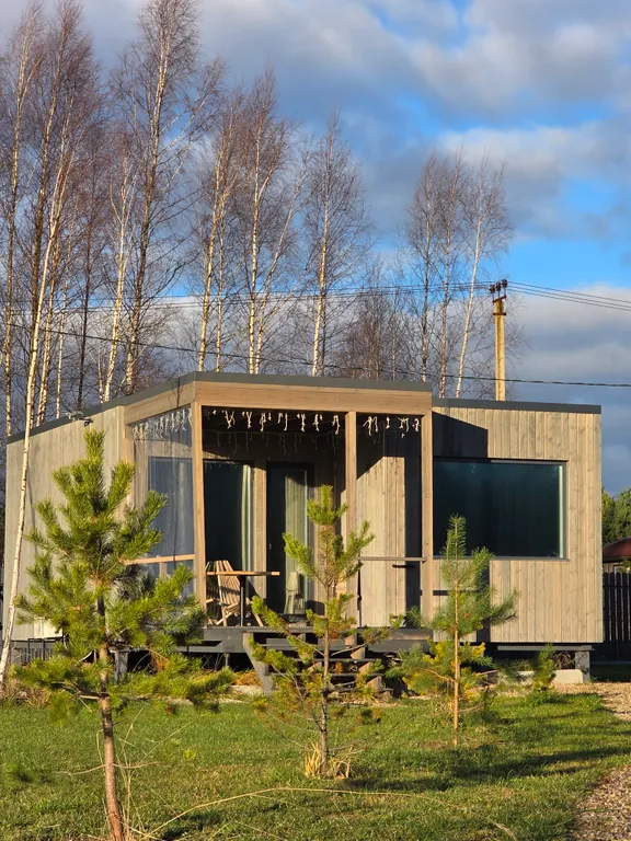 Дом Уютный на заливе реки Нерль с видом на лес