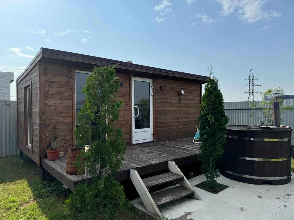 Коттедж Уютный домик с баней и купелью вблизи от города — Иннолово