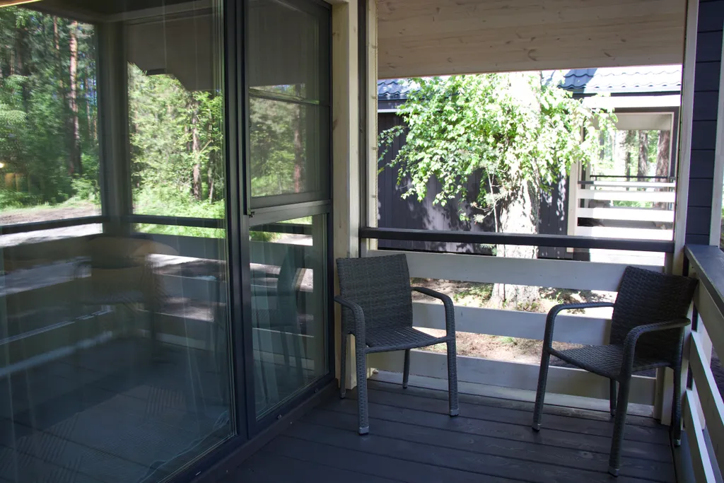 Четырехместный летний дом, Шале в лесу двухкомнатный