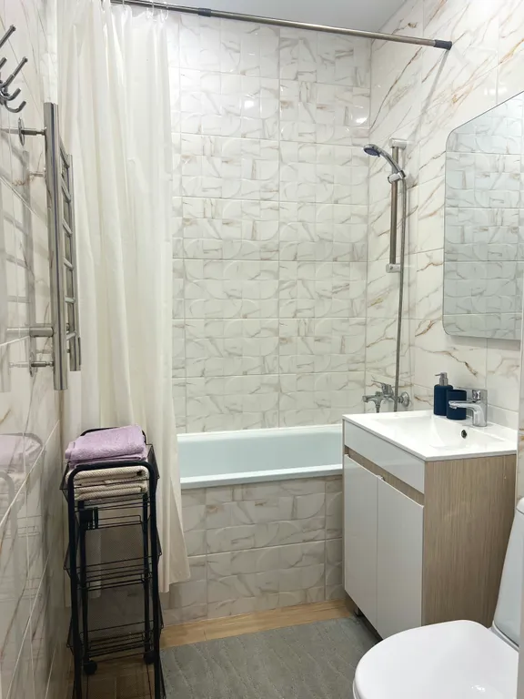 уютная квартира в новом доме.