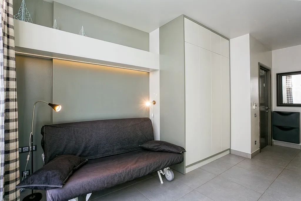 Уютная дизайнерская студия у моря