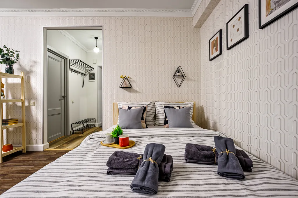 Квартира Квартира Belorusskaya railway station cozy apartment with parking — Москва
