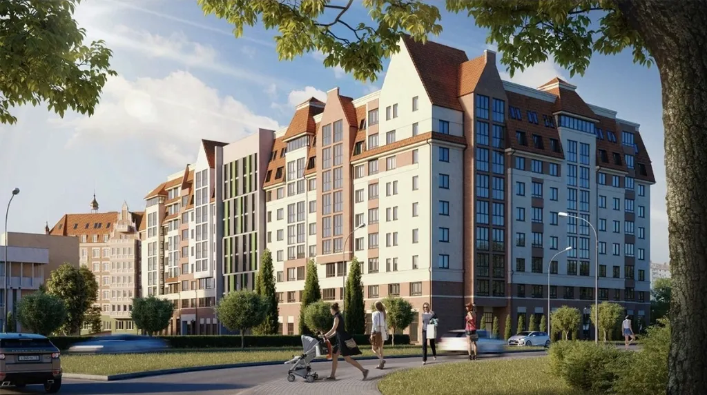 Квартира Кёнигсберг-апартаменты с 2-мя спальнями в историческом центре — Калининград