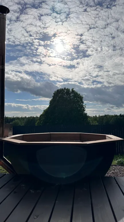 Дом с баней и банным чаном