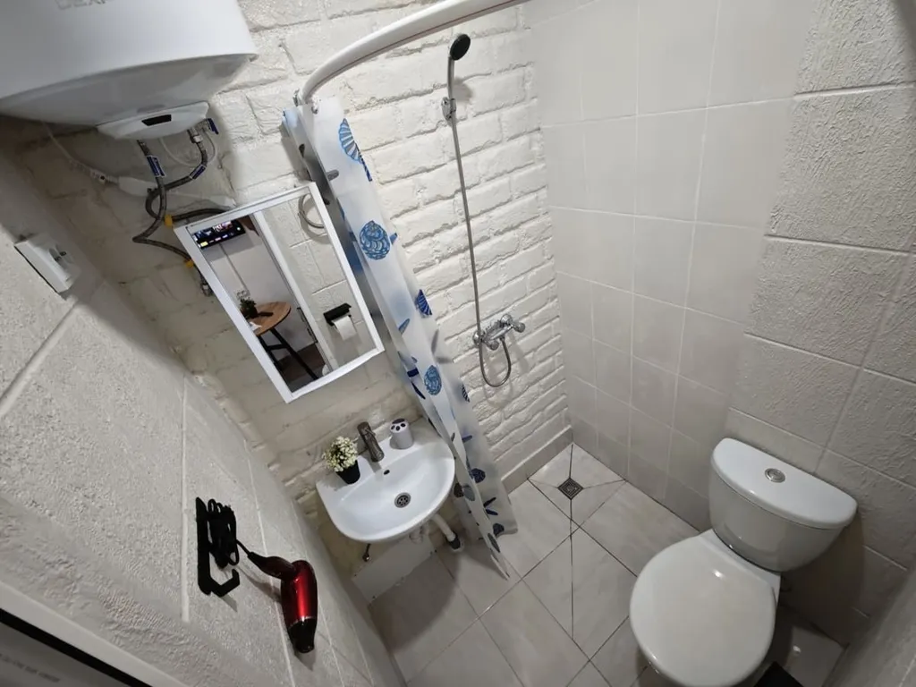 Уютная студия на двоих гостей с кроватью-трансформером